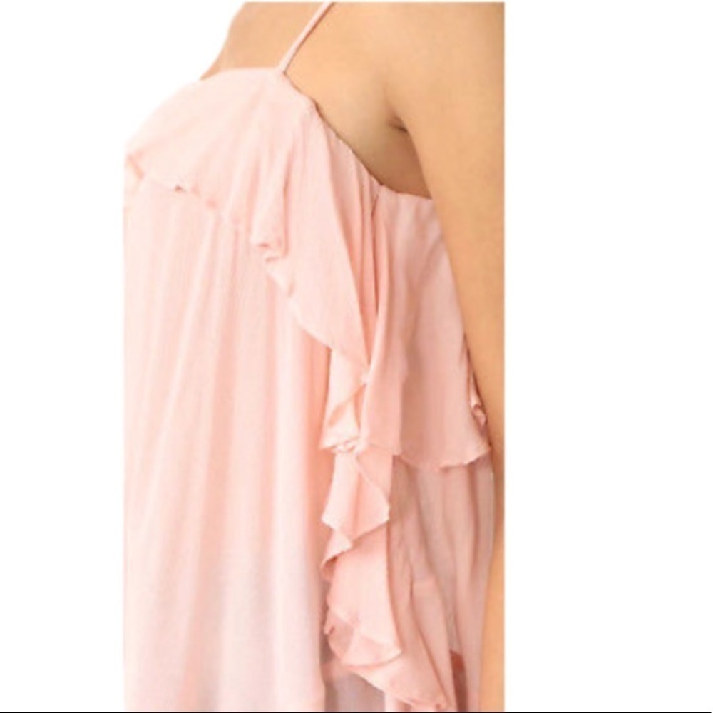 🔥75% OFF🔥 NWT Free People Petal Pink Ruffle Cami - Picture 6 of 8